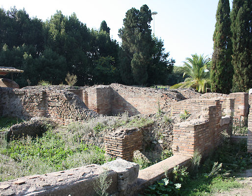 Ruinen der Hafenstadt Ostia.