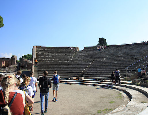 Theater in Ostia.