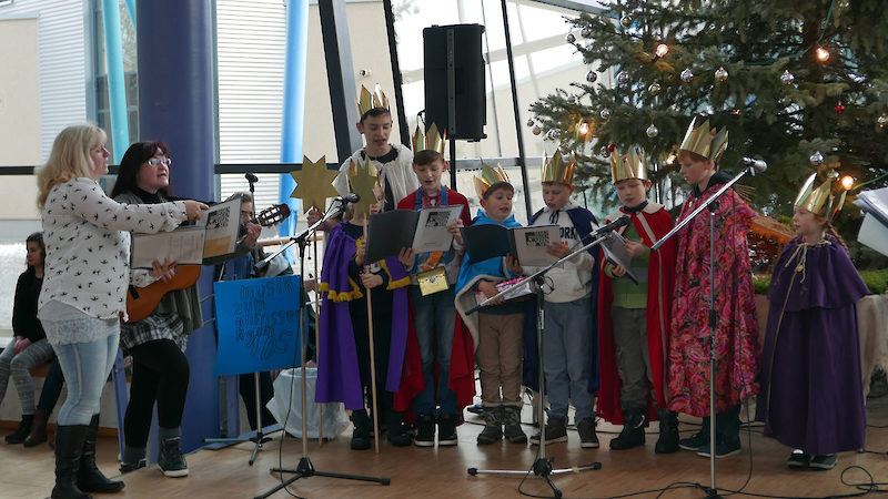 Auch die Sternsinger waren wieder zu Gast.