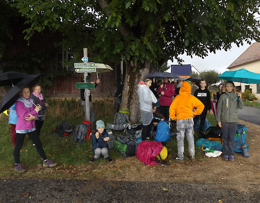 Laufen bei Regen und Gewitter